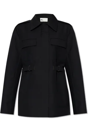 Tory Burch Femme, Vestes, Noir, Taille: 38 FR Veste à Épaulettes