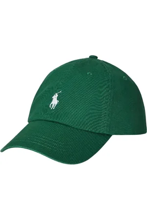 Ralph Lauren Homme, Accessoires, Vert, Taille: ONE Size Vert avec visière et logo brodé