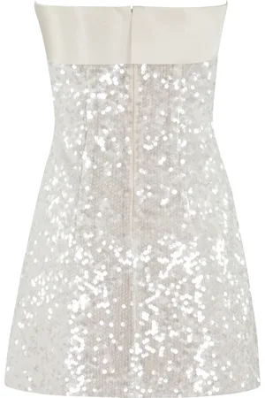 Serafini Femme, Robes, Blanc, Taille: 36 FR Robe Élégante
