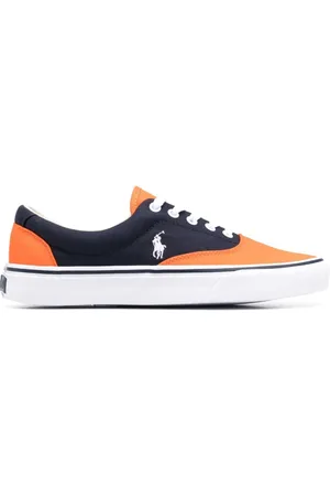 Ralph Lauren Homme, Chaussures, Multicolore, Taille: 40 EU Baskets Basses à Lacets