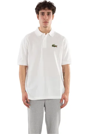 Lacoste Homme, Tops, Blanc, Taille: M Polo Croc Classique en 001