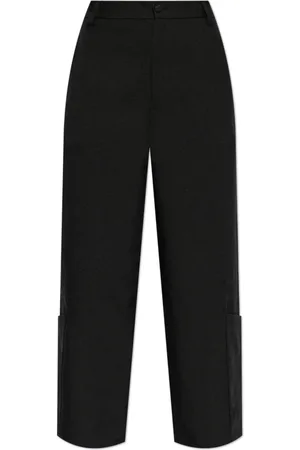 Y-3 Femme, Pantalons, Noir, Taille: 38 FR Pantalon ample