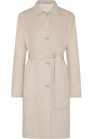 Kiton Femme, Manteaux, , Taille: 36 FR Manteau croisé en cachemire avec boutons en nacre