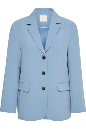 Part Two Femme, Vestes, Bleu, Taille: 46 FR Veste Oversize à Poches à Rabat