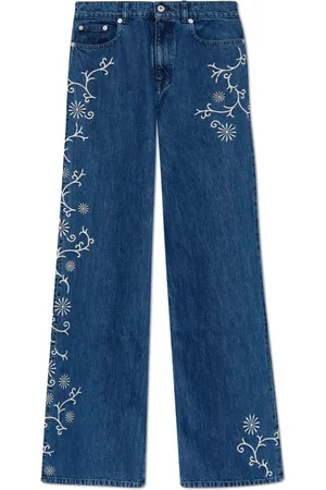 Kenzo Femme, Jeans, Bleu, Taille: W27 Jean large