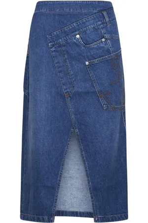 J.W.Anderson Femme, Jupes, Bleu, Taille: 38 FR Jupe Trapèze