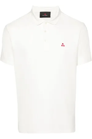 Peuterey Homme, Tops, Blanc, Taille: 3XL Polo en mélange de coton