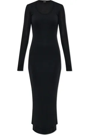 Jil Sander Femme, Robes, Noir, Taille: 38 FR Robe Double Épaisseur