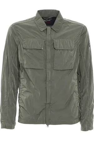 Paul & Shark Homme, Vestes, Gris, Taille: L Veste en nylon grise