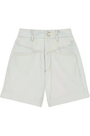Kenzo Femme, Shorts, Bleu, Taille: 36 FR Short en jean taille haute