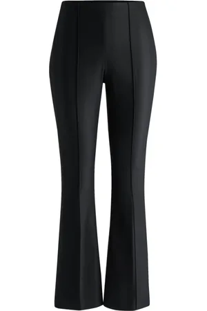 HUGO BOSS Femme, Pantalons, Noir, Taille: 40 FR Pantalon Évasé Noir Timasa Coupe Slim