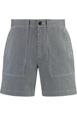 Woolrich Homme, Shorts, Multicolore, Taille: W31 Bermuda Rayé en Coton