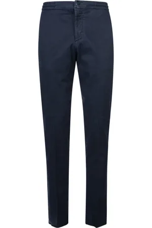 Kiton Homme, Pantalons, Bleu, Taille: W31 Chinos Décontracté