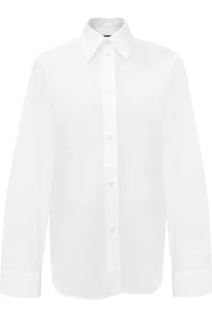 Jil Sander Femme, Blouses et Chemises, Blanc, Taille: 40 FR Chemise Blanche Décontractée