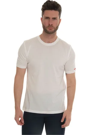 Kiton Homme, Tops, Blanc, Taille: 2XL T-Shirt Élégant