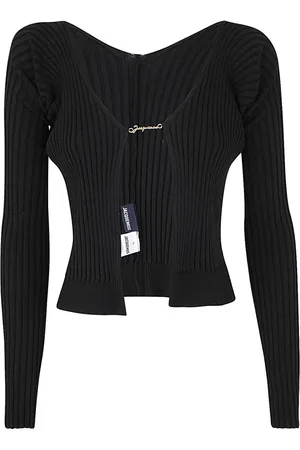 Jacquemus Femme, Pulls, Noir, Taille: 40 FR La Maille Pralu Longue