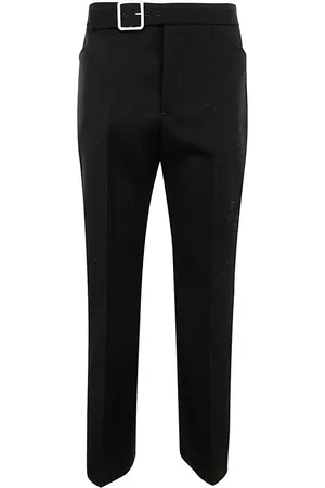 Jil Sander Femme, Pantalons, Noir, Taille: 40 FR Pantalon Évasé Court