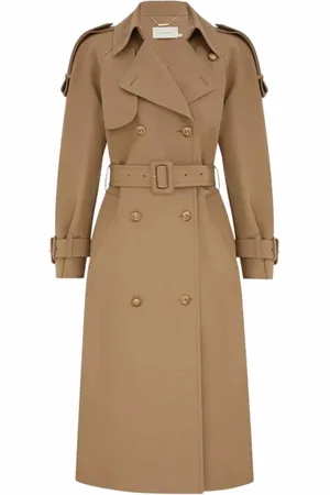 ZIMMERMANN Femme, Manteaux, , Taille: 36 FR Trench-coat Khaki Crush