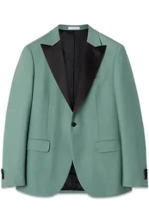 Boglioli Homme, Costumes, Vert, Taille: XL Veste de smoking en laine verte et laine mohair