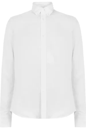 Kenzo Homme, Chemises, Blanc, Taille: S Chemise Logo Tigre Crest