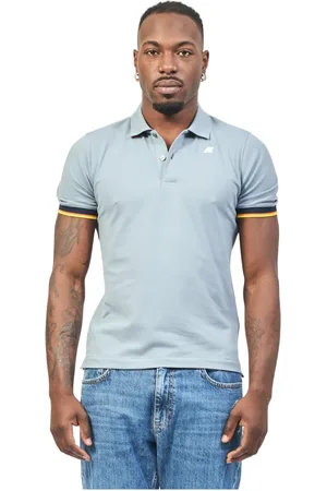 K-Way Homme, Tops, Gris, Taille: L Polo Stretch en Coton