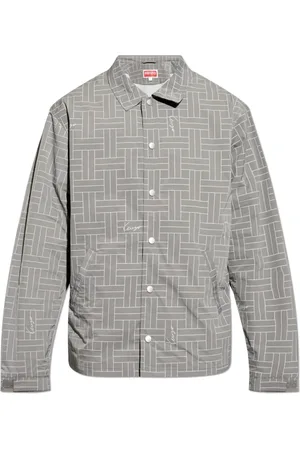 Kenzo Homme, Vestes, Gris, Taille: L Veste à Col
