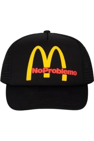 ARIES Unisex, Accessoires, Noir, Taille: ONE Size Casquette Fast Food Trucker - Noir