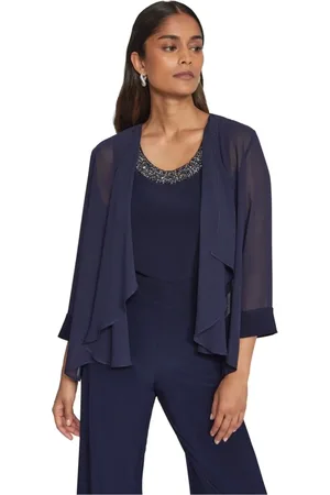 Joseph Ribkoff Femme, Tops, Bleu, Taille: 42 FR Haut à Manches Longues