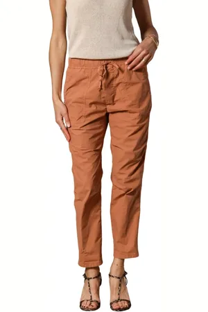 Masons Femme, Pantalons, Rouge, Taille: 40 FR Pantalon Cargo Jogger en toile de parachute