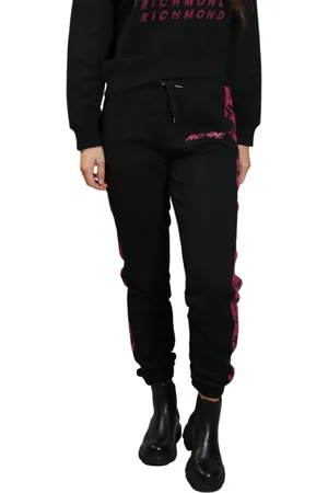 John Richmond Femme, Pantalons, Noir, Taille: 42 FR Pantalon de survêtement