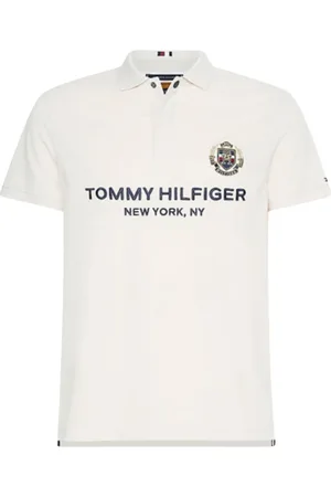 Tommy Hilfiger Homme, Tops, , Taille: S Polo Slim Icon Crest Logo sur la poitrine