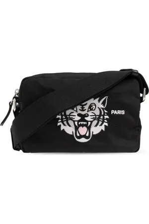 Kenzo Homme, Sacs, Noir, Taille: ONE Size Sac Messenger Varsity Tiger