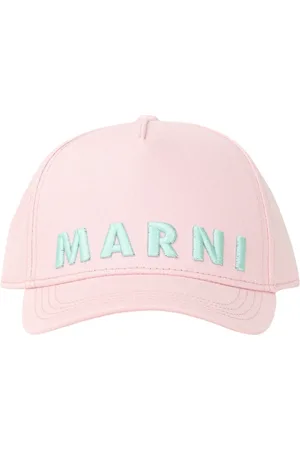 Marni Femme, Accessoires, Rose, Taille: L Chapeau Visière Rose Printemps Été