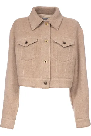 Jacob Cohen Femme, Vestes, , Taille: 36 FR Veste Courte en Mélange de Laine