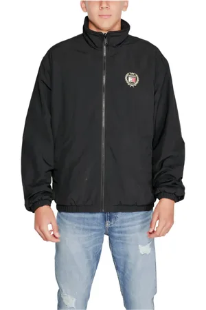 Tommy Hilfiger Homme, Vestes, Noir, Taille: M Veste Zippée à Carreaux Noirs