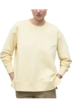 ECOALF Femme, Sweatshirts et sweats à capuche, Jaune, Taille: 38 FR Sweat Moderne