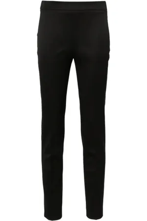 Kiton Femme, Pantalons, Noir, Taille: 36 FR Pantalon Fuselé Noir Élastiqué