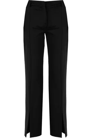 Pinko Femme, Pantalons, Noir, Taille: 36 FR Pantalon Slim Fit à Fermeture Éclair
