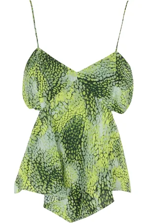 IRO Femme, Tops, Vert, Taille: 38 FR Robe verte à imprimé bulles