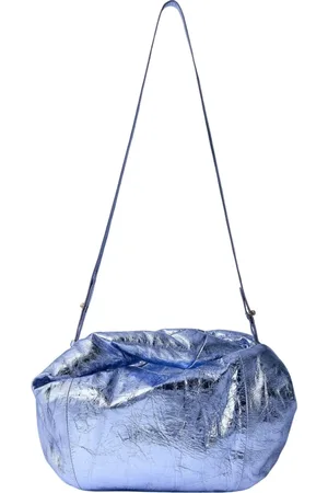 DRIES VAN NOTEN Femme, Sacs, Violet, Taille: ONE Size Sac à main en cuir métallique