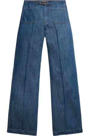 Ralph Lauren Femme, Jeans, Bleu, Taille: W29 Jean Évasé Jambe Large