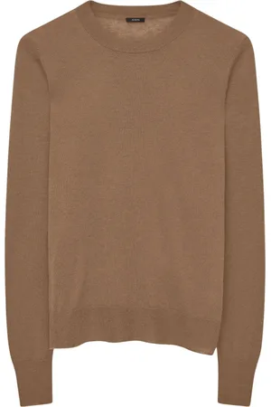 Joseph Homme, Pulls, Brun, Taille: M Pull ras du cou Cashair