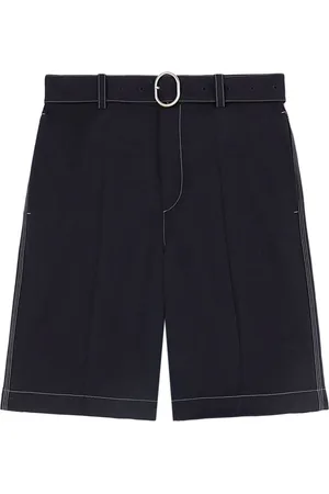 Jil Sander Homme, Shorts, Bleu, Taille: M Short Casual avec Ceinture