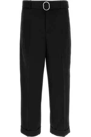 Jil Sander Homme, Pantalons, Noir, Taille: M Pantalon en laine