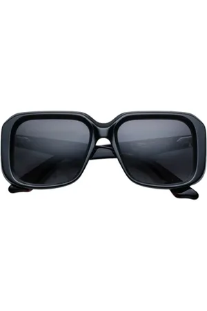 JACQUES MARIE MAGE Unisex, Accessoires, Noir, Taille: ONE Size Lunettes rectangulaires inspirées des années 70 fabriquées à la main en Italie