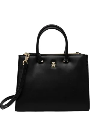 Tommy Hilfiger Femme, Sacs, Noir, Taille: ONE Size Sac à main moyen
