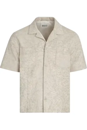 Guess Homme, Chemises, , Taille: M Chemise de camp en cuir