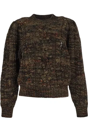 Isabel Marant Femme, Pulls, Brun, Taille: 36 FR Pull en maille de laine