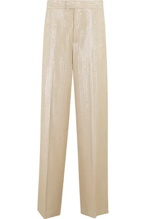 FEDERICA TOSI Femme, Pantalons, , Taille: 36 FR Pantalon à Paillettes Jambe Droite