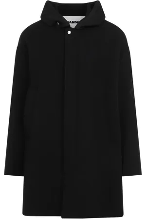 Jil Sander Homme, Manteaux, Noir, Taille: L Manteau en laine